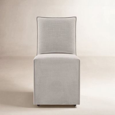 Catalan Jaffson Slipcover Upholstered Dining Chair (Set of 2)