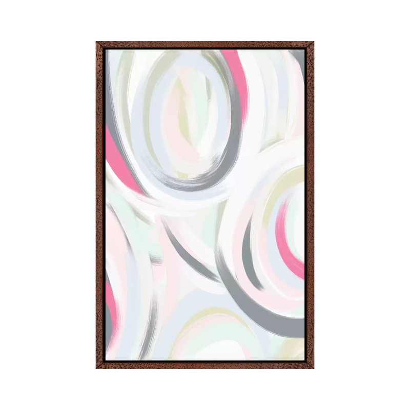 Abstract Pinky III by Leah Straatsma - Painting on Canvas, 101.6cm H x 66.04cm W x 3.81cm D