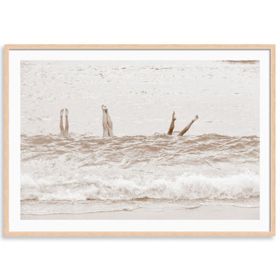 Handsands Sepia Print by Carly Tabak