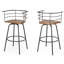 Noelia Swivel Counter Stool with Metal Frame-2094261324