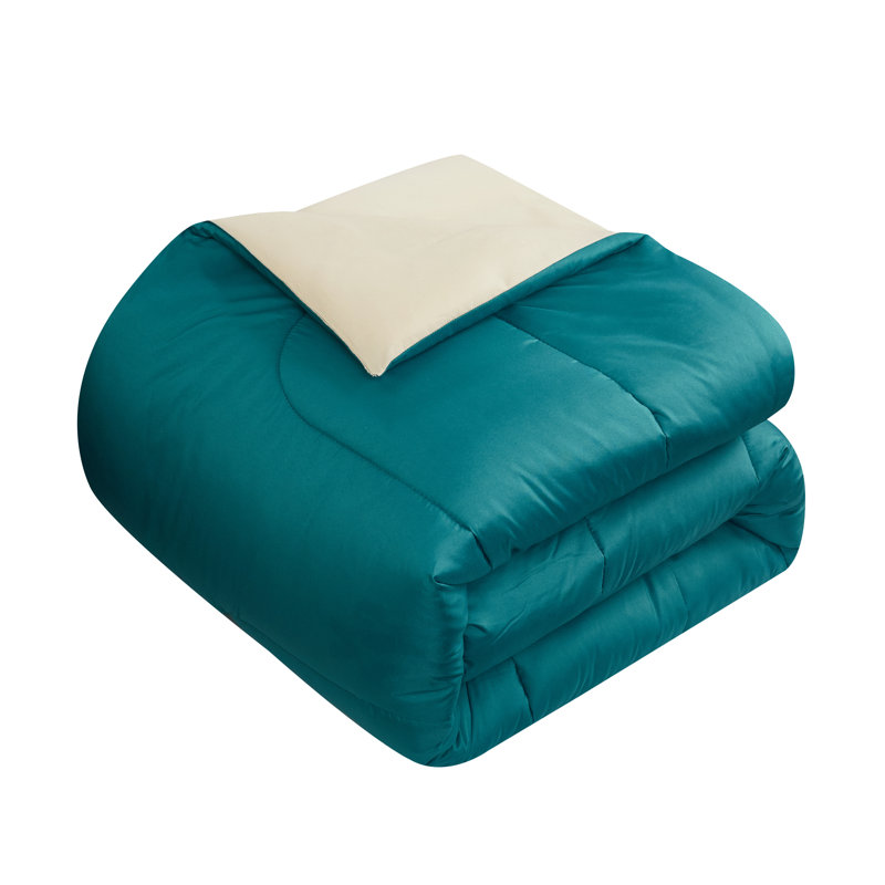 7pc Comforter Sets Polyester Comforter, King Comforter + 4 Pillow Cases, Dark Teal