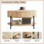 Table basse ronde 30,47 po avec tiroirs-431786064