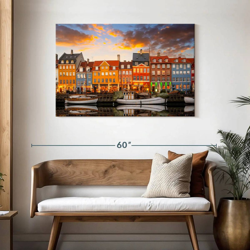 Nicci illuminé le canal de Nyhavn