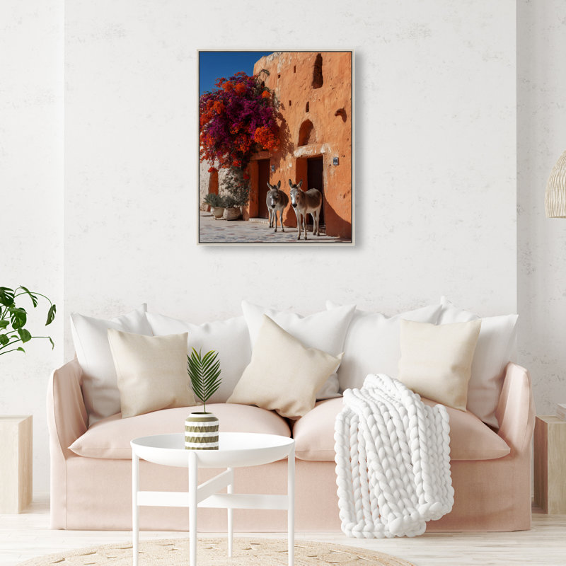 Morning Wait Print by Oliver Gal, 21"H x 25"W, Silver Floater Frame