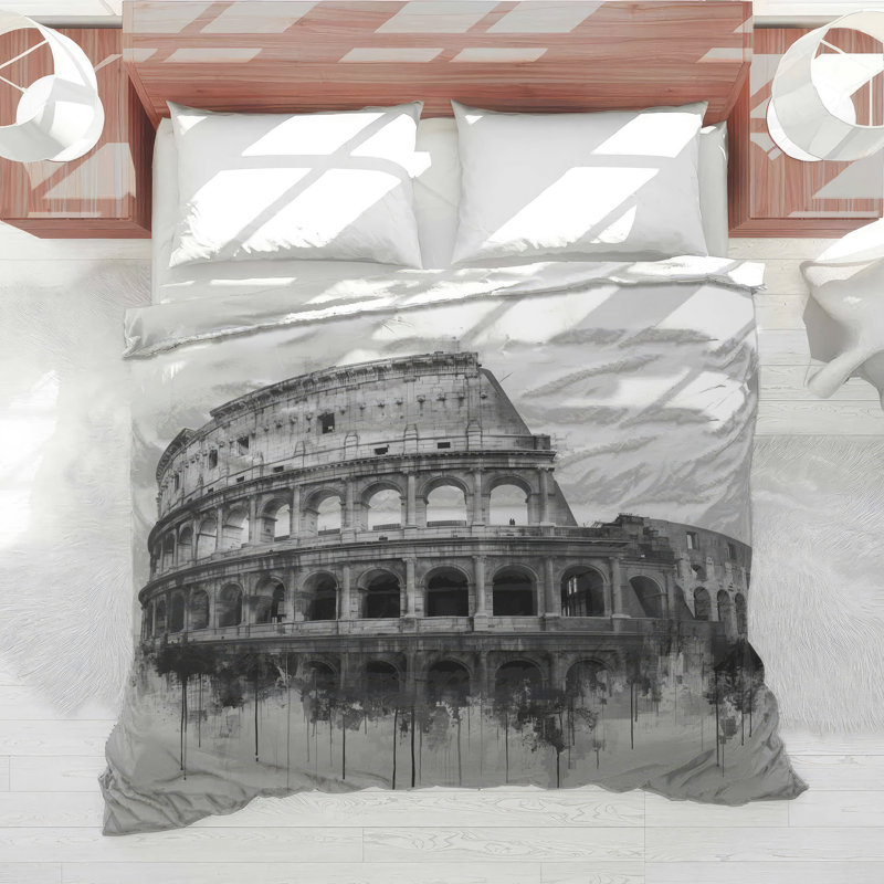 Édredon Roman Colosseum Illustration, Twin Extra Long