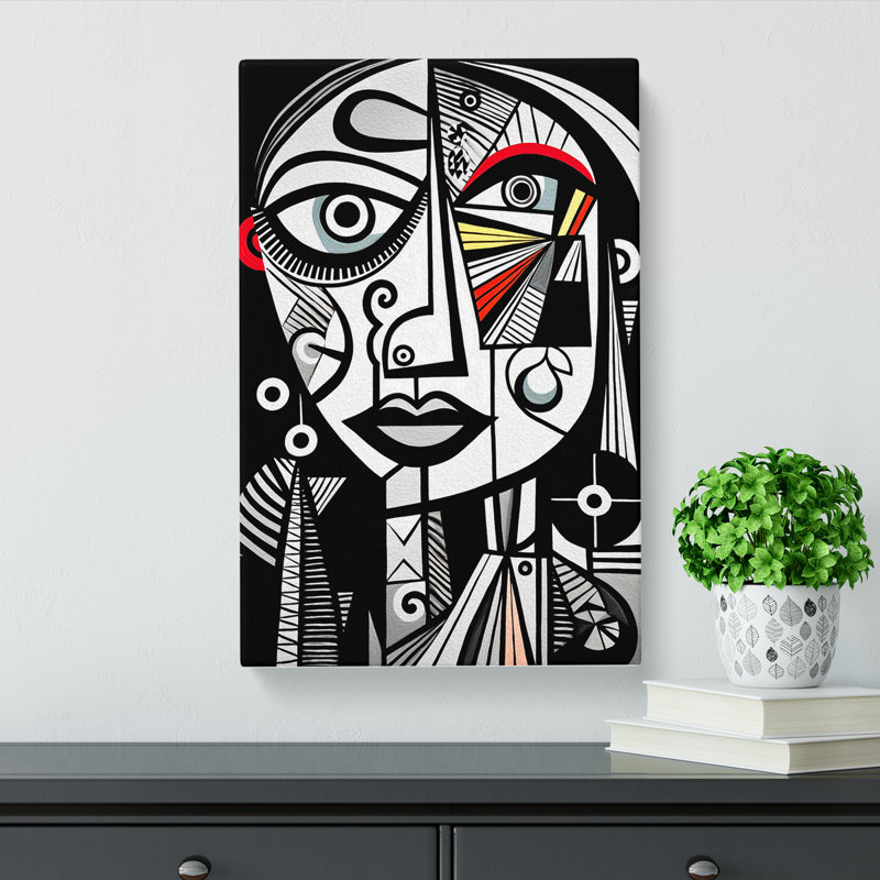 Pablo Picasso Line No.3 - Wrapped Canvas, 60cm H x 40cm W x 3cm D