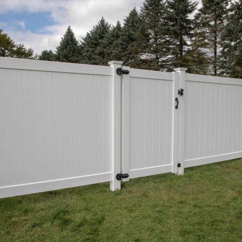 Freedom 6-ft White Aluminum Privacy Frame