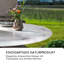60 cm Circular Marble Top Dining Table with Iron Base