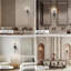 Applique murale en cristal, luminaire de salle de bain sur miroir -1661307858