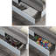 Lit plateforme tapissier grand avec rangement Anda
