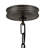 Collier Four-Light Chain-Hung Pendant - Black Oxide