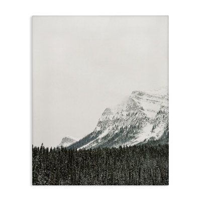 «Distant Snowy Peaks», art mural sur toile par Justine Milton