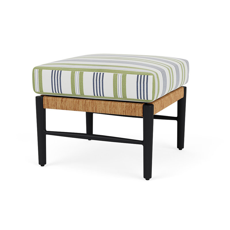 Galloway Outdoor Ottoman, Berkely Hall Green