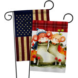 Double Sided 18.5'' H x 13'' W Polyester Animal Garden Flag