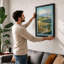 Tuscan Hillside Rustic - Framed Print-2139716084-2139716085