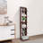 5-Tier Free Standing Bookshelf Narrow Bookshelf Storage Rack  With Adjustable Shelves