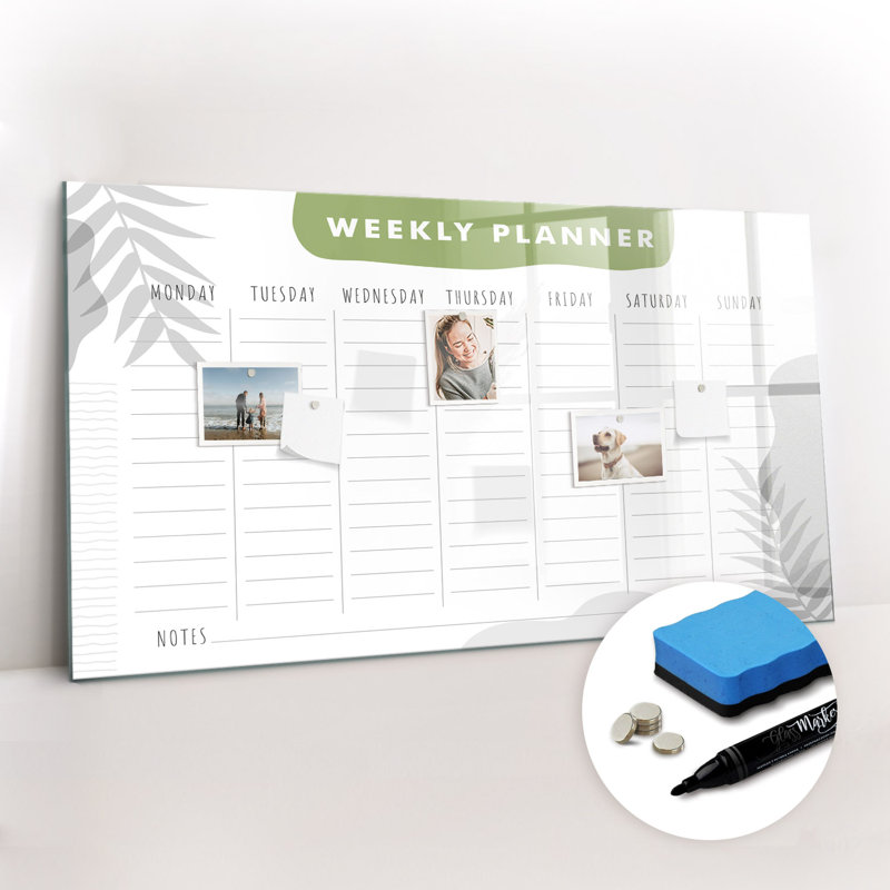 Magnetic Glass Dry Erase Board