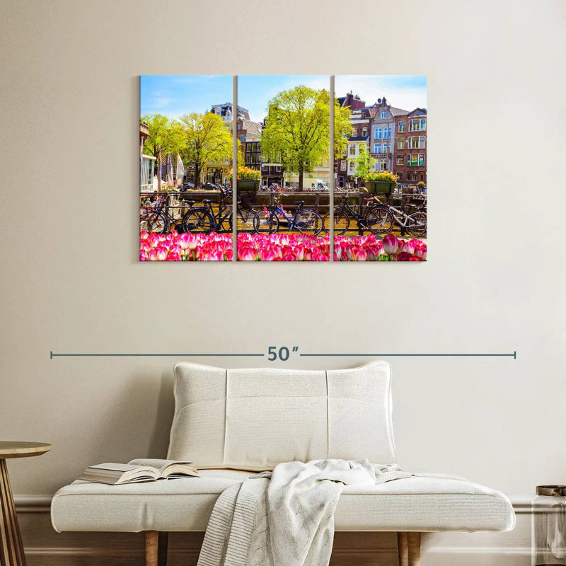 Paysage du pont Sirci Amsterdam, H 24 po x l 38 po