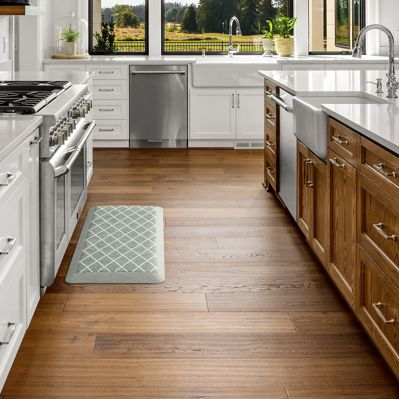 Tapis de cuisine Martha Stewart, Menthe, Rectangle 1 pi 7,6 po x 3 pi 3 po