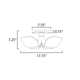 Arth Single Light Semi Flush Mount