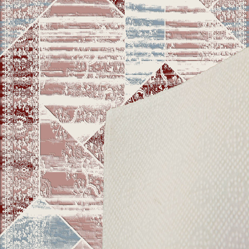 Luxurious 3D Printed Woven Carpet, 55.1 x 86.6 inches | 100% Polyester, Antibacterial, Machine Washable | Non-Slip PVC Felt Dot Underside, 0.3 in Pile Height | Perfect for Living Room, Bedroom & Home Decor