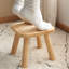 Solid Wood Accent Stool-249254497