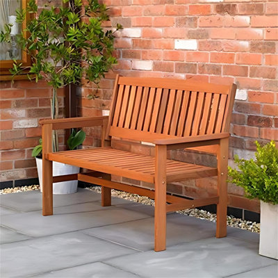 Manufactured Wood Wood Outdoor Bench