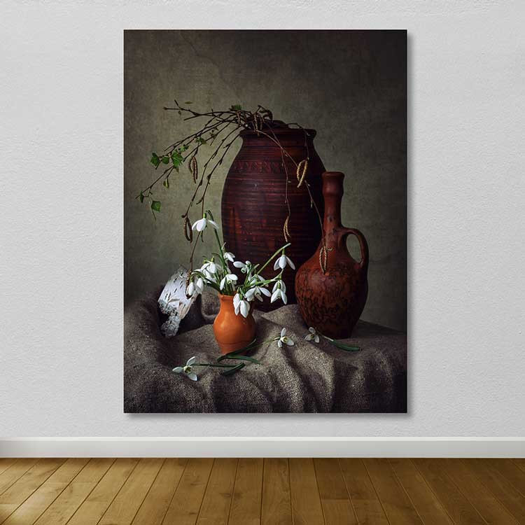 Peinture décorative sur toile