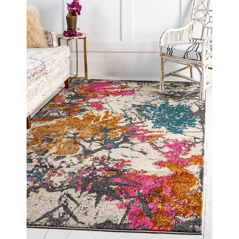 Oriental Indoor Rug, Rectangle 4' x 6'