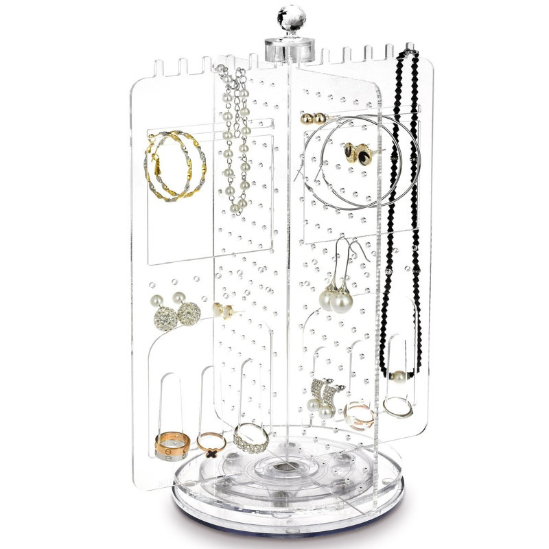Acrylic Jewellery Stand + Rotating