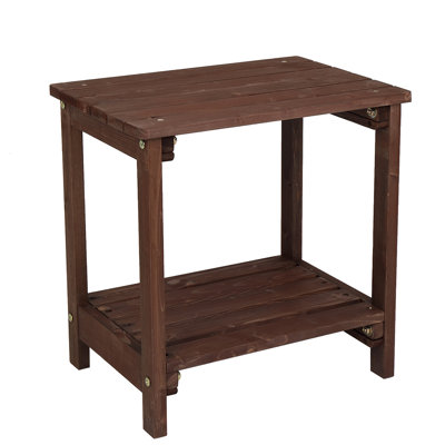 Mcginnis Solid Wood End Table