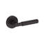 Riddling Privacy Lever with Contemporary Round Rose in Polished Chrome-1681702727