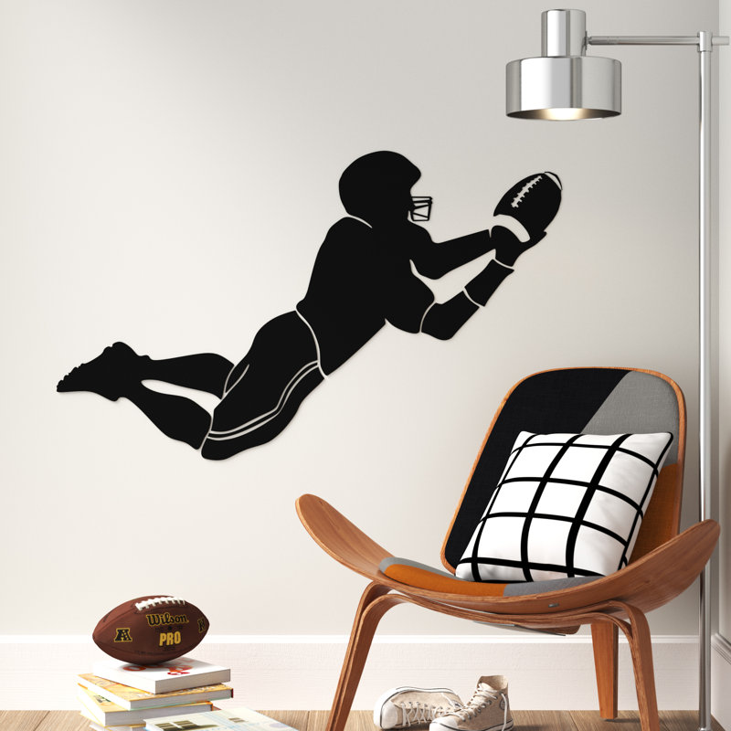 Football Decal - Black