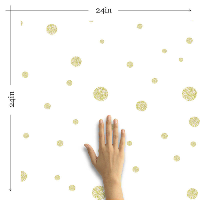 Dev Peel & Stick Polka Dots Tile