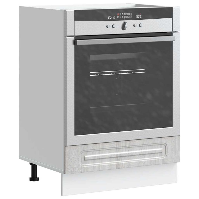 Oven Cabinet Kalmar Engineered Wood, Grey Sonoma