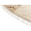 Tapis rond beige clair Munoz