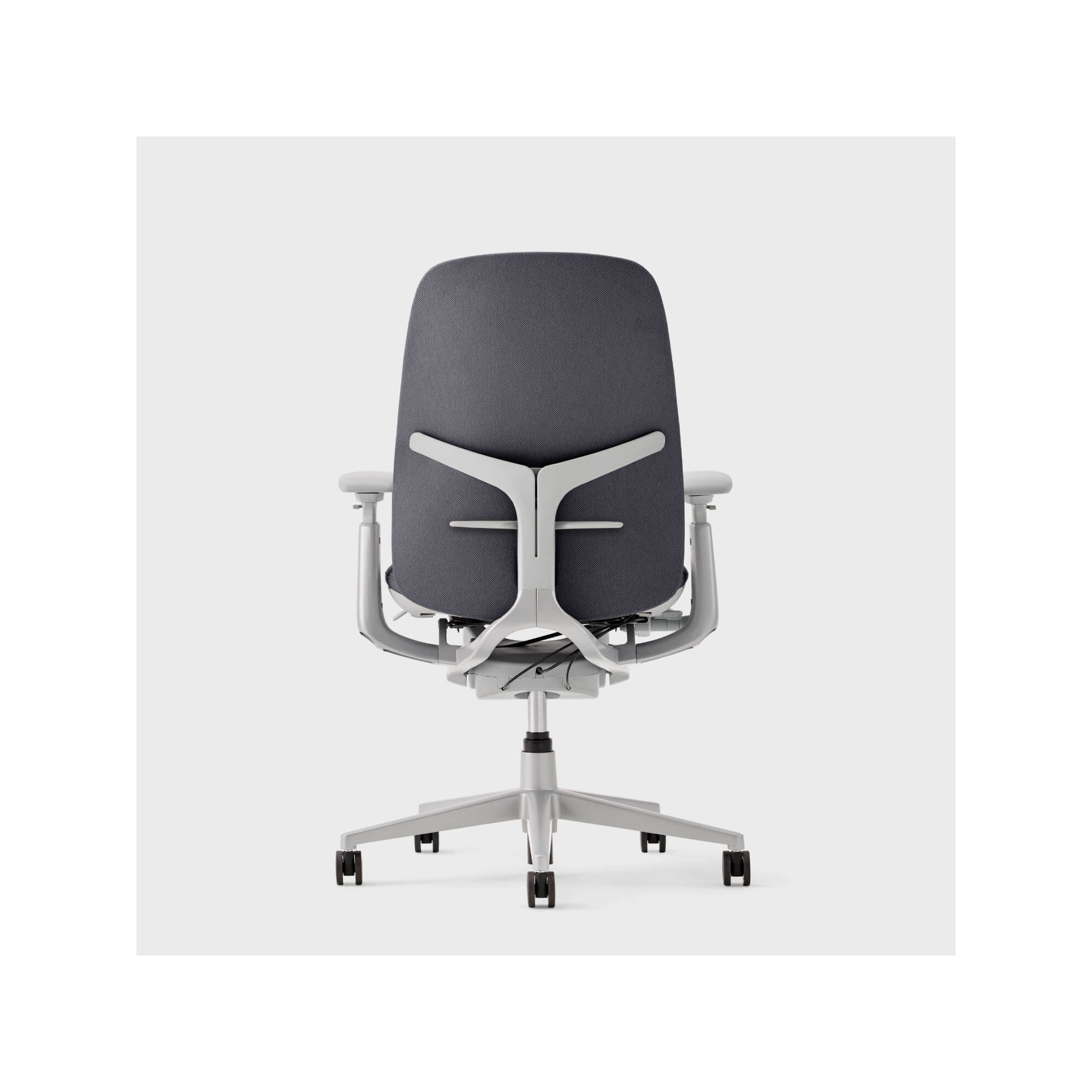 Haworth Zody Upholstered Office Chair - Dual Posture with Lumbar Support, Steel