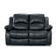 Lowell 157cm Faux Leather Reclining Loveseat-784205578-767256540