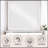 Katia Weathered White Finish Mirror