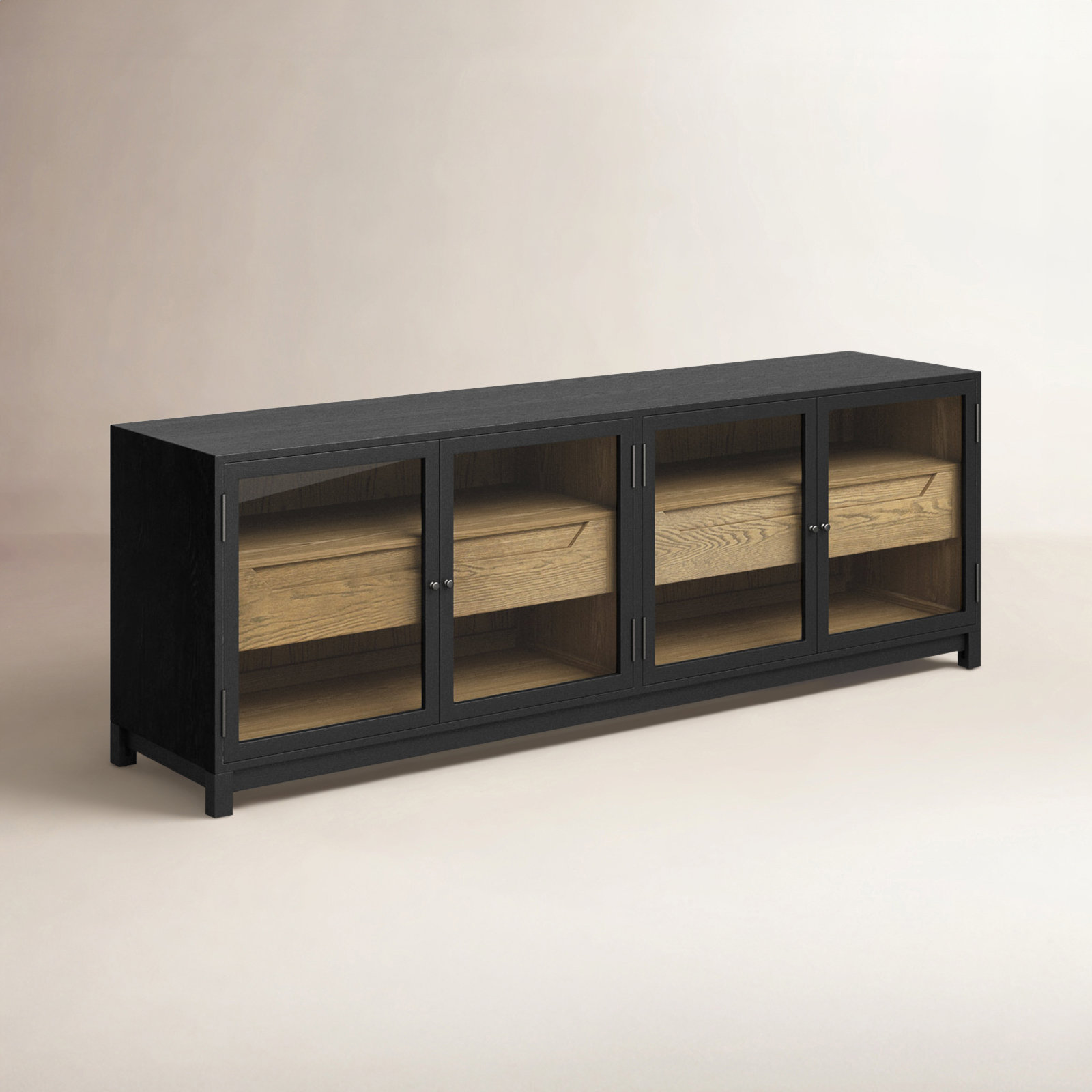 Sonata 78 " Oak TV Stand