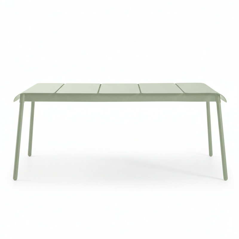 Corail Outdoor Dining Table, Pastel Green