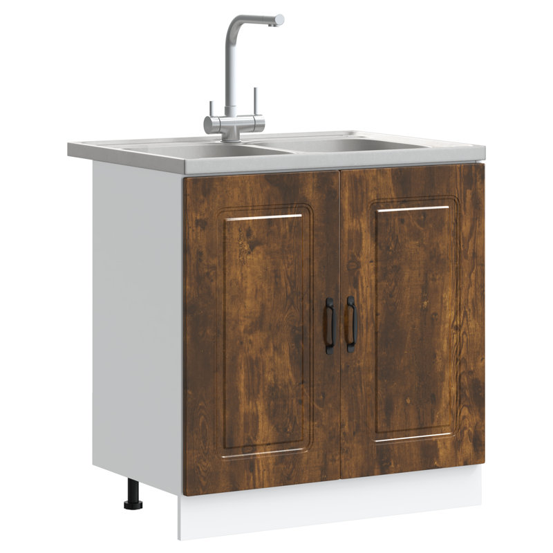 Kalmar Kitchen Cabinet Kalmar, Smoked Oak