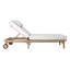 Serenique Outdoor Teak Chaise Lounge