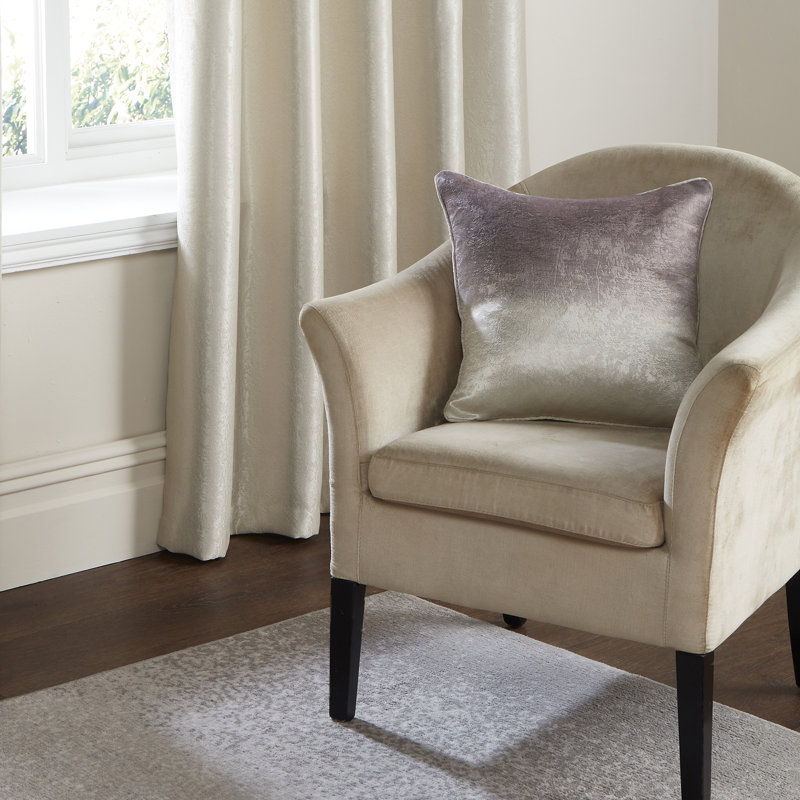 Ombre Strata Square Throw Pillow Cover, Chocolate