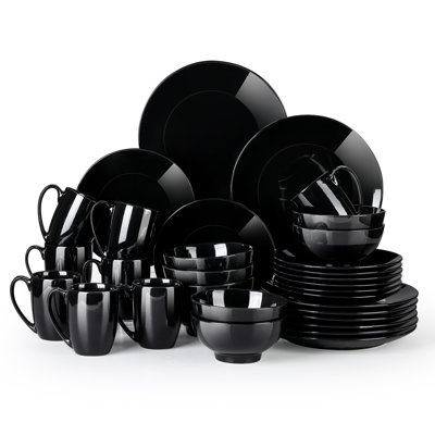 Colour 32 Piece Porcelain China Dinnerware Set - Service for 8