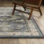 Tapis traditionnel bleu / rouille Genesis Triple Medallion-619940859