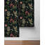 Papier peint adhésif Red Barrel Studio® Ebony Forest Flourish