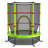 Costway 55" Round Backyard Trampoline with Safety Enclosure-55709583