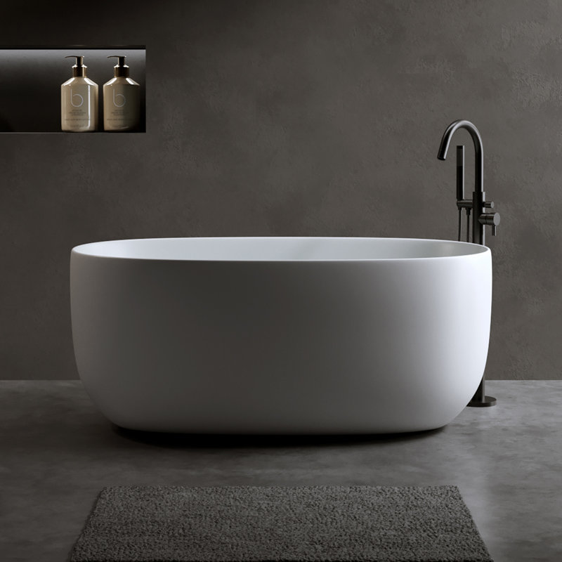 47'' Independent Solid Surface Resin Stone Bathtub