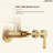 Modern Pot Filler Faucet, 2-Handle Wall Mount Kitchen Faucet for Stove-118158815